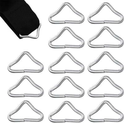 Triangulaire trampoline sluitingen, 20 stuks roestvrijstalen V-ringen voor springmatten, vervangingsonderdelen voor trampoline en buitenspeelgoed