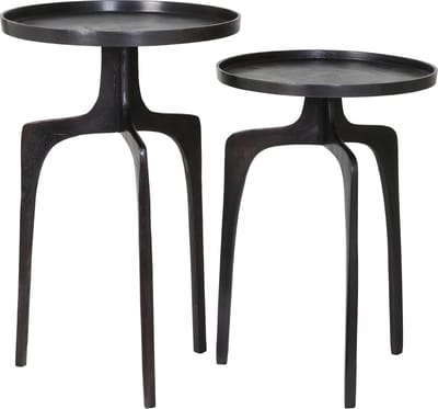 Light & Living Bijzettafel Pano - Brons - Ø41+Ø38cm - Modern