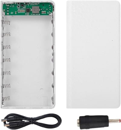Batterij Case - Power Module - Mobiel Opladen - Geen Lassen - 7 Slots - Wit