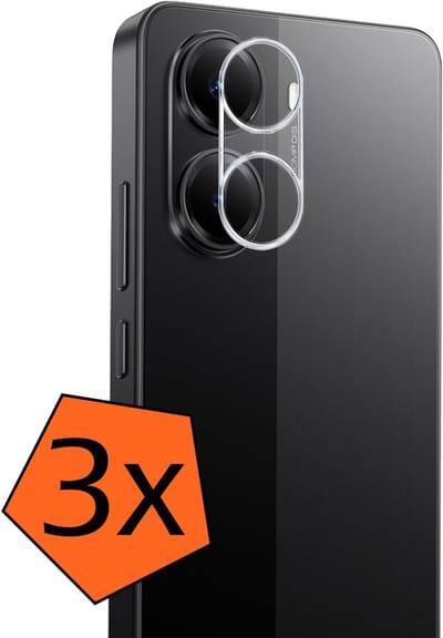 Camera Lens Protector - 3 Stuks - Geschikt voor Xiaomi Poco X7 Pro - Camera Screenprotector - Gehard Glas - Beschermglas - Tempered Glass - Screen Protector