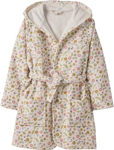 Vertbaudet Kinderbadjas met bloemenprint, met gerecycled katoen
