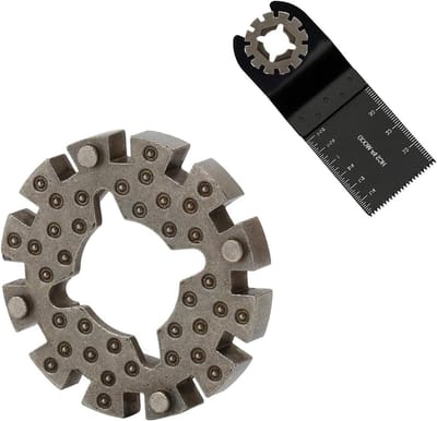 Adapter en oscillating saw set - robuust en gebruiksvriendelijk, universele adapter voor zaag en elektrisch gereedschap, ideaal voor klussen