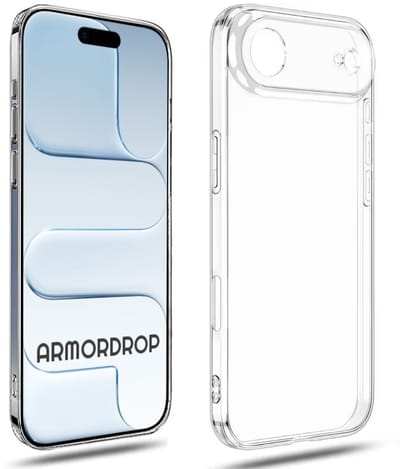 Armordrop Transparant Hoesje Geschikt Voor iPhone Air Hoesje - Stevige Beschermhoesje