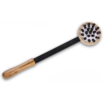 Marteau de massage double face en bois pour soulager le stress, bâton de massage, grattoir, outil de relaxation pour le massage du corps 1pc