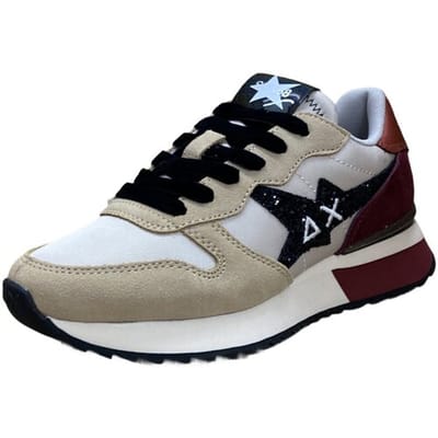 Sun68 Stargirl Glitter Logo Sneaker - Fashion Wear - Vrouwen