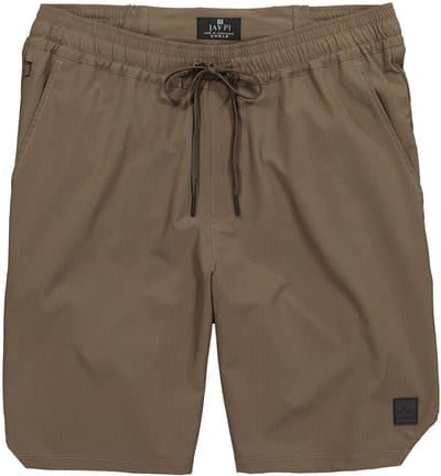 JAY-PI - Heren - Bermuda FLEXNAMIC® fitness veel zakken tot 7XL - Bruingrijs - Maat 7XL