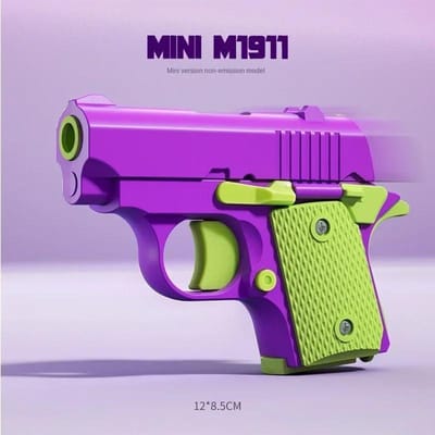 Mini 1911 Speelgoedpistolen voor Kinderen Zwaartekracht Printen Fidget Speelgoed voor Kinderen Volwassenen Stressverlichting Decompressie Cadeau