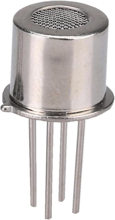 Luchtkwaliteit Sensor - Gasdetector Module - Binnenlucht Monitoren - Nauwkeurige Detectie - 1.3 cm Hoogte - Zilver