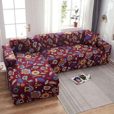 Housse de Canapé en Soie Laitière Élastique Antidérapante Housse de Canapé de Salon Tricotée Imprimée à Carreaux Housse de Canapé Inclinable Anti-Griffures de Chat Meubles 1-seat 90-140cm 1pc black