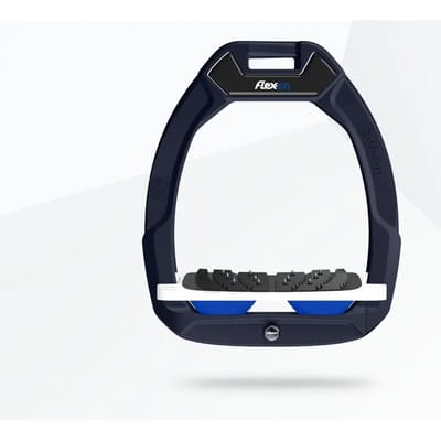 Veiligheidsstijgbeugels Schuin Ultra Grip Blauw/Wit/Blauw Flex-On Safe-On