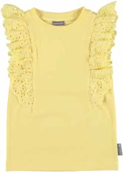 Vinrose top maat 86/92 aspen gold