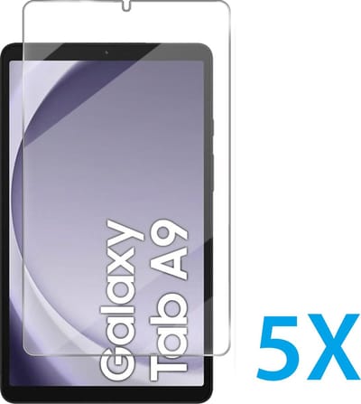 Screen protector Geschikt voor: Samsung Galaxy Tab A9 - 8.7 inch SM-X110/X115 & Tab A11 Tablet Screenprotector 5x - glas - bescherm - beschermglas - ZT Accessoires