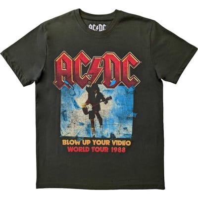 AC/DC Unisex volwassene Blow Up Your Video T-Shirt (Groen)