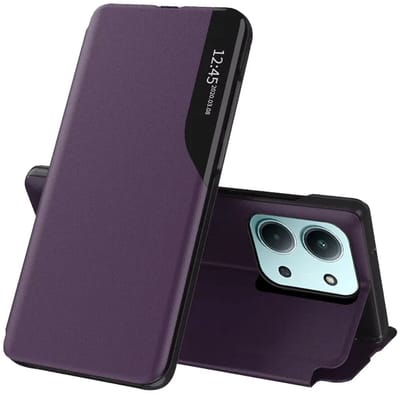 Hoesje geschikt voor Xiaomi Redmi 15C / Xiaomi Poco C85 - Techsuit eFold Book Case - Paars