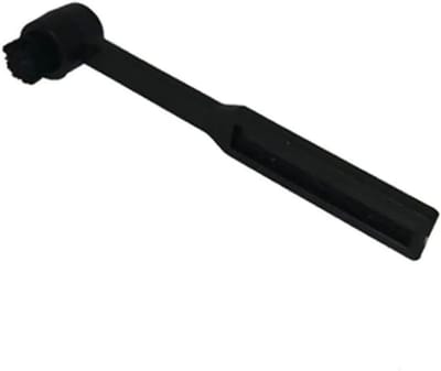 Naaldborstel Platenspeler - Stylus Reiniger - Vinyl Onderhoud - Anti-Statisch Ontwerp - 7 x 2 x 1 cm - Zwart