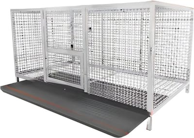 Compacte Kippenhok - Kippenren voor buiten en tuin - Metaal ss Outdoor