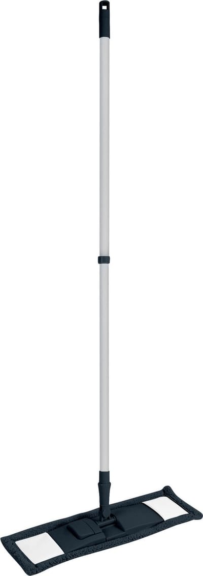 Urban Living Vloerwisser microvezel - met steel - verstelbaar - vloertrekker - donkerblauw - schoonmaken - dweilen