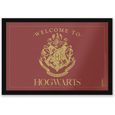 Harry Potter Welcome To Hogwarts mat