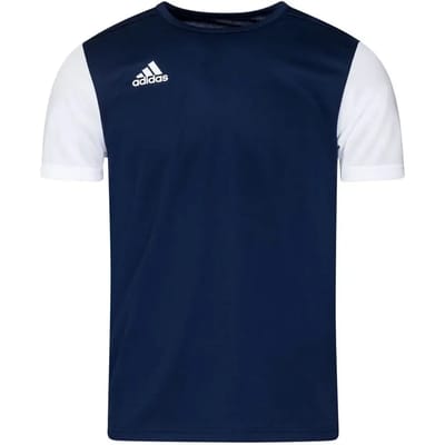 adidas Estro 19 Sportshirt - Maat XXL  - Mannen - donker blauw/wit