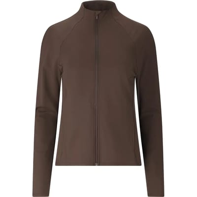 ATHLECIA - emarri w full zip - Training vest dames - Donkerbruin