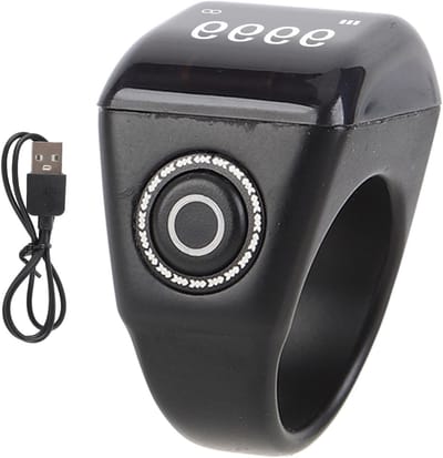 Digitale Vinger Teller IP67 Waterdicht, Oplaadbare Elektronische Tellen voor Sport en Fitness, Handzaam en Lichtgewicht (22MM)