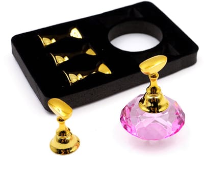 BukkitBow - Magnetische Kunstnagel Houder - Kristal Display met 5 Magnetische Standaards - Voor Nepnagels en Nageltips
