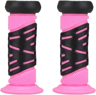 Kinderfiets Handvatten - Stuurgrepen Fiets - Veilig Fietsen - Schokabsorberend Antislip - 9.5X4.5CM - Roze