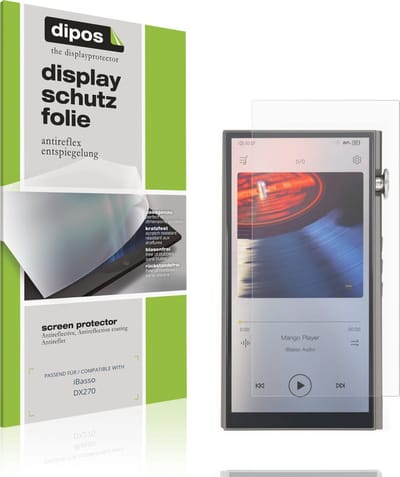 dipos – 4x Matte Beschermfolie geschikt voor iBasso DX270 | Krasbestendige & antireflecterende Screenprotector Ultra-Thin