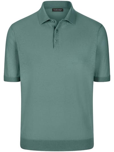 Gebreide polo Van Louis Sayn groen