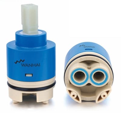 JHUBERS- Kraancartridge 40mm - Keramische Tap Cartridge - Mengkraan Cartridge - Badkamer/Keuken Mengkraan - Milieuvriendelijk - Geen Druppels - Kraanpatroon