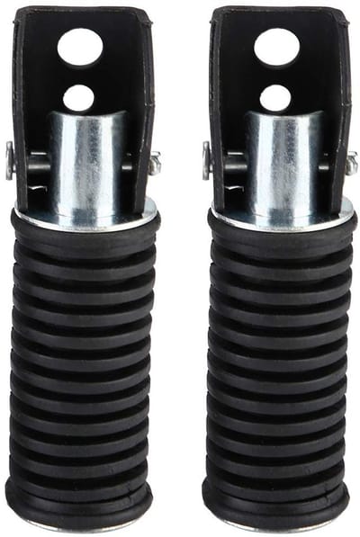 Dailygoods- Voetsteun Achter - Duurzaam Aluminiumrubber - Geschikt voor GN125/QJ25/GS125/GT125-5 - Antivibratie - Slijtvast - Elegant Ontwerp - Motorfiets Voetsteunen