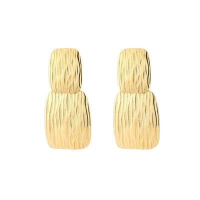 Oorbellen Flat Chique - Party - Feestdagen - Stainless Steel
