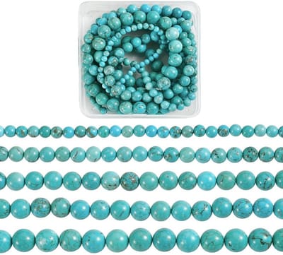 Natuurlijke Turquoise Kralen 4mm/6mm/8mm/10mm - Healing Spacer Kralen voor Armband en Ketting Maken