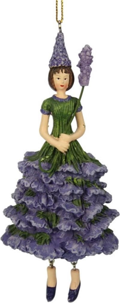 Lavendel meisje grt hangend 6x6x13cm