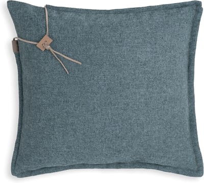 Sierkussen Vierkant Jeans Look 50x50 cm - Inclusief Vulling - Woondecoratie Bankkussen