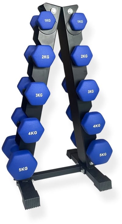Padisport Dumbell Toren 10 Dumbells - Dumbell Rek - dumbells set - Halter Rek - Dumbell Toren - Dumbell Opbergrek