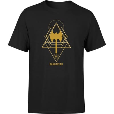 Dungeons & Dragons Barbarian Men's T-Shirt - Zwart - S