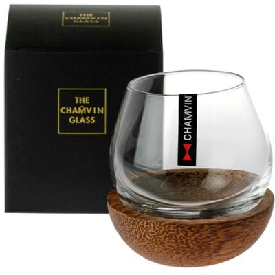 Langzaam Rollend Bolvormig Whiskyrotsglas Matchend Houten Pallet Roly-Poly Ontwerp Smaak Creatieve Brandy Glazen Whisky Tumbler Houder 340ml transparant