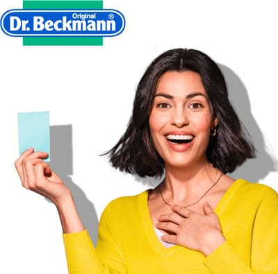 Dr. Beckmann Magic Leaves - Sensitive - 25 Wasmiddelbladen - Zonder parfum - 25 Wasbeurten - Magische bladeren - Voorgedoseerd, praktisch en licht - 100% oplosbaar in water