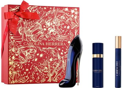 Carolina Herrera Good Girl Giftset - 50ml Eau De Parfum - 100ml Body Mist & 10ml Travelspray