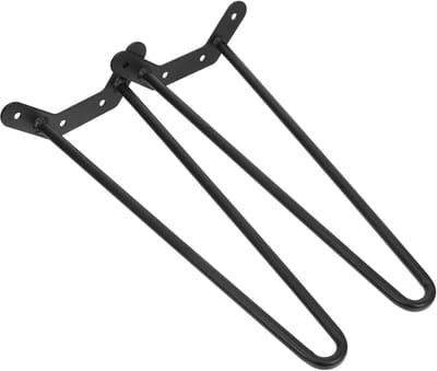 Tafelpoten Set - Meubelonderstel - DIY Meubels - Stabiele IJzeren Constructie - 35 cm Hoog - Zwart