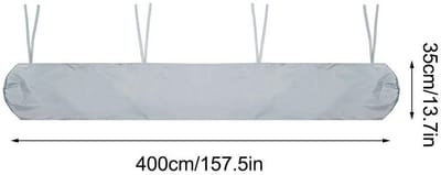 Dailygoods- Beschermhoes Waterdicht - Afdekhoes Zonnedak - Tuin/Balkon - UV-bestendig - Slijtvast - Inclusief Opbergtas - Luifelhoes