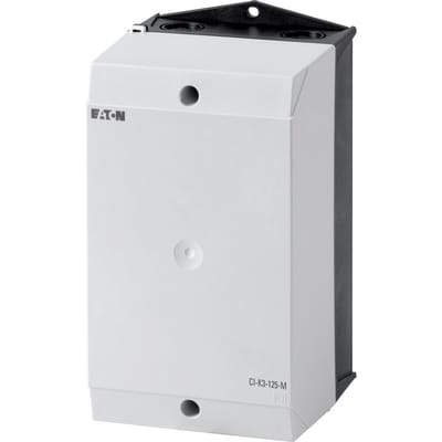 Eaton CI-K3-125-M Lege behuizing Voor DIN-rail montage (l x b x h) 125 x 120 x 200 mm Grijs-wit (RAL 7035), Zwart (RAL