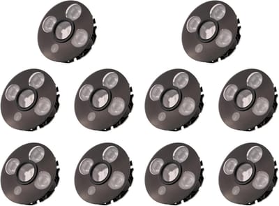 IR LED Spot Light - Nachtzicht Module - CCTV Camera's - 3 LED Module - 53 mm Diameter - Zwart