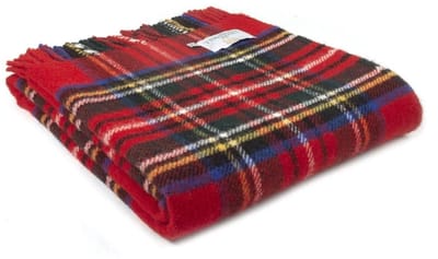 Plaid Tartan Royal Stewart - 150x183 - Nieuw Wol - Tweedmill UK