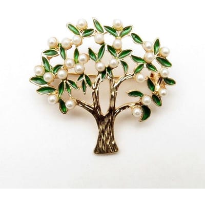 Creatieve Boom Parel Broches Voor Vrouwen Bruiloft Feest Casual Broche Spelden Cadeaus beige