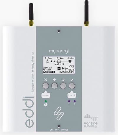 Myenergi | Eddi V2.1 | Omvormer zonne-energie | Warmwaterboiler | Zonnepanelen
