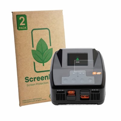 2 Stuks Screenprotector voor Spektrum Smart Charger S2200 G2 - Hoogwaardige Beschermfolie transparant