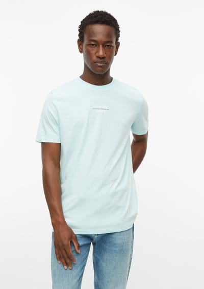 s.Oliver - male - T-shirt met print op voorzijde