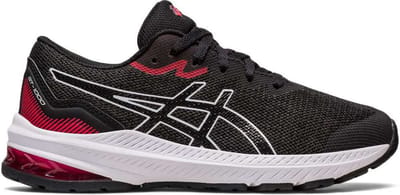 ASICS Gt-1000 11 GS Hardloopschoenen - Black / Electric Red - Kinderen - EU 35.5